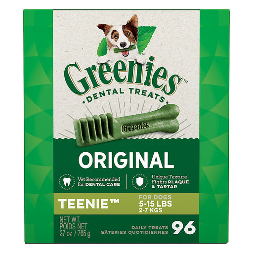 Photo of Greenies-Greenies Daily Dental Chews for Dogs-Teenie-96 count-from Pet Wish Pros