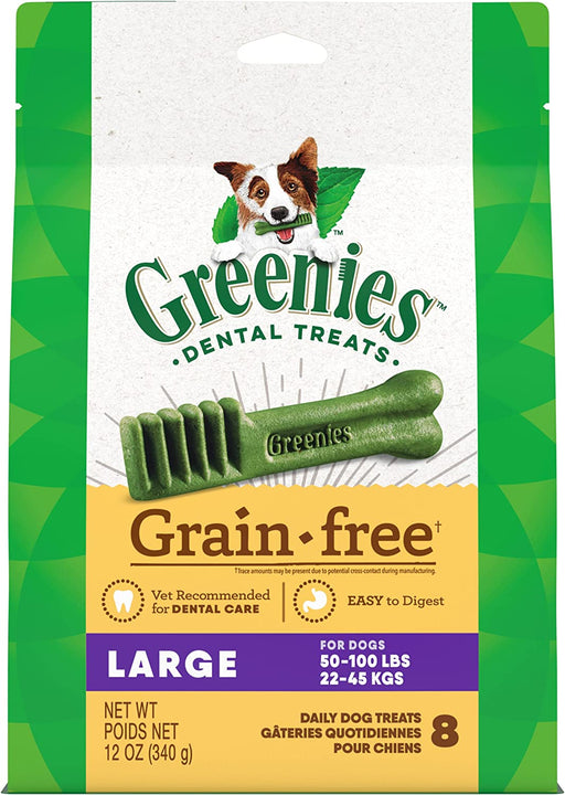 Photo of Greenies-Greenies Grain-Free Dental Chews for Dogs-Large-8 count-from Pet Wish Pros