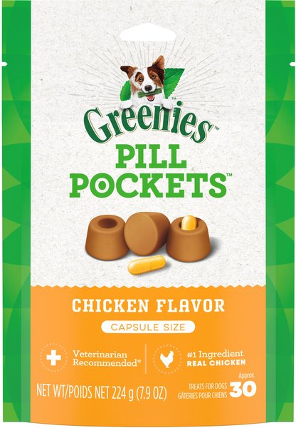 Photo of Greenies-Greenies Pill Pocket Capsules for Dogs-30 count-Chicken & 7.9 oz-from Pet Wish Pros