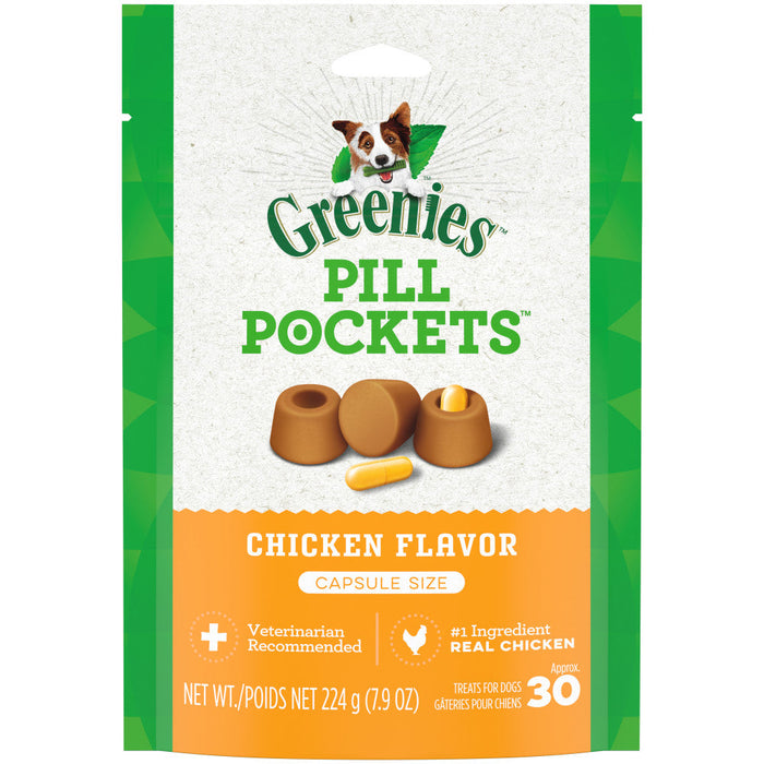 Photo of Greenies-Greenies Pill Pocket Capsules for Dogs-6 pack-Chicken-from Pet Wish Pros