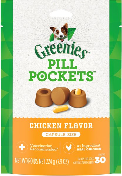 Photo of Greenies-Greenies Pill Pocket Capsules for Dogs-Chicken-30 count-1 pack-from Pet Wish Pros