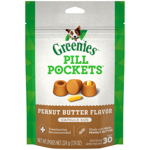 Photo of Greenies-Greenies Pill Pocket Capsules for Dogs-Peanut Butter-30 count-1 pack-from Pet Wish Pros