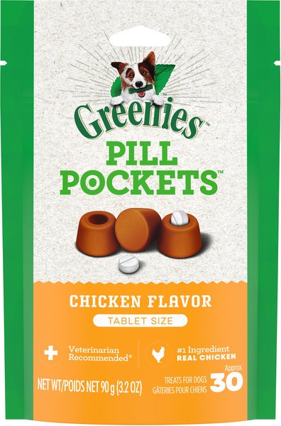 Photo of Greenies-Greenies Pill Pocket Tablets for Dogs-30 count-Chicken & 3.2 oz-from Pet Wish Pros