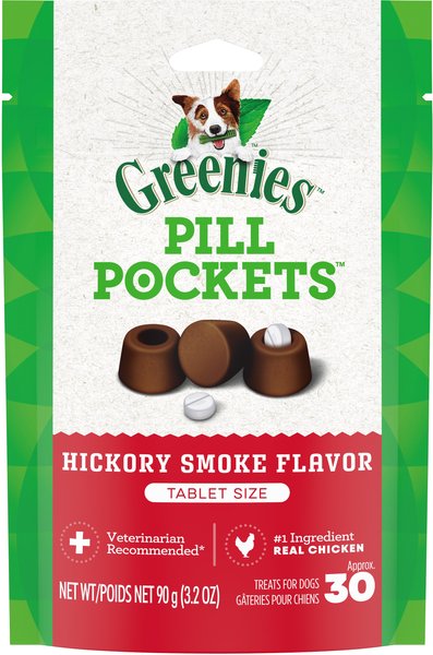 Photo of Greenies-Greenies Pill Pocket Tablets for Dogs-30 count-Hickory Smoke & 3.2 oz-from Pet Wish Pros