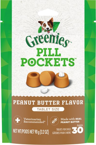 Photo of Greenies-Greenies Pill Pocket Tablets for Dogs-30 count-Peanut Butter & 3.2 oz-from Pet Wish Pros