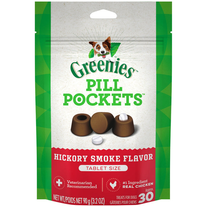 Photo of Greenies-Greenies Pill Pocket Tablets for Dogs-Hickory Smoke-30 count-1 pack-from Pet Wish Pros