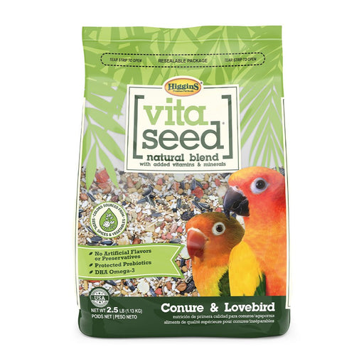 Photo of Higgins Premium Pet Foods-Higgins Premium Foods Vita Seed Conures and Lovebird Natural Seed Blend-2.5 lb-from Pet Wish Pros