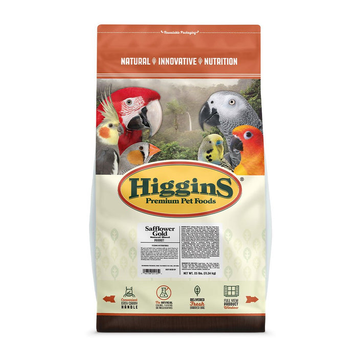 Photo of Higgins Premium Pet Foods-Higgins Safflower Gold Natural Blend Parrots Food-25 lb-from Pet Wish Pros