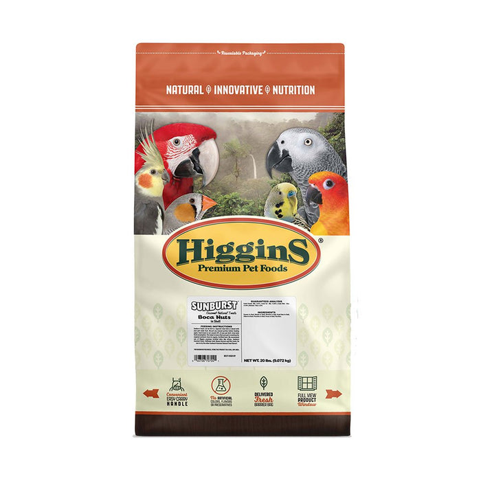 Photo of Higgins Premium Pet Foods-Higgins Sunburst Boca Nuts In Shell Gourmet Natural Treat for Parrots & Macaws-20 lb-from Pet Wish Pros