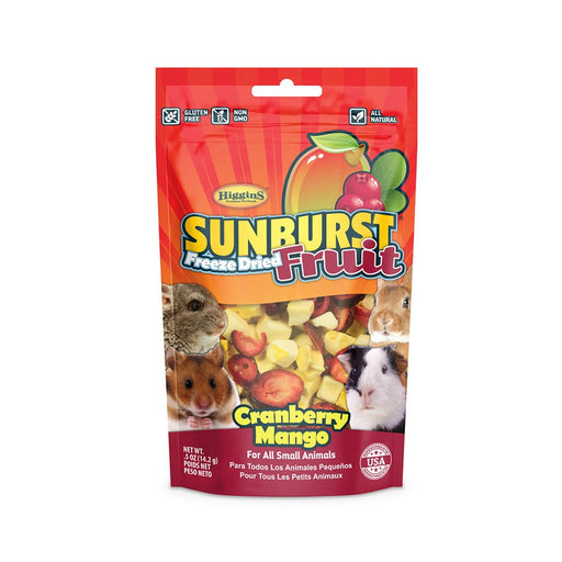 Photo of Higgins Premium Pet Foods-Higgins Sunburst Cranberry Mango Freeze Dried Fruit for Small Animals-(5 oz) [8 count]-from Pet Wish Pros