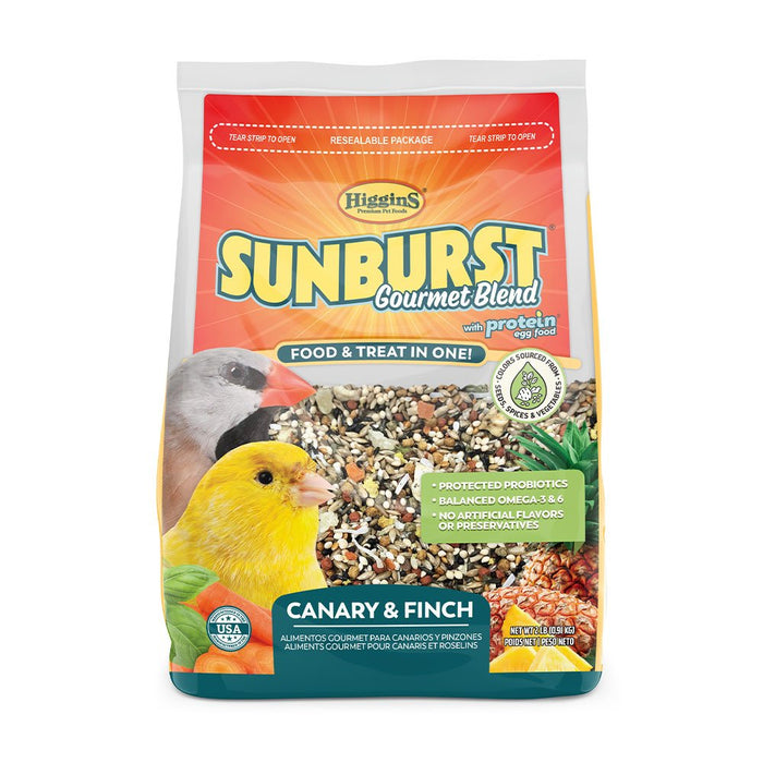 Photo of Higgins Premium Pet Foods-Higgins Sunburst Gourmet Blend Canary & Finch Food & Treat-2 lb-from Pet Wish Pros