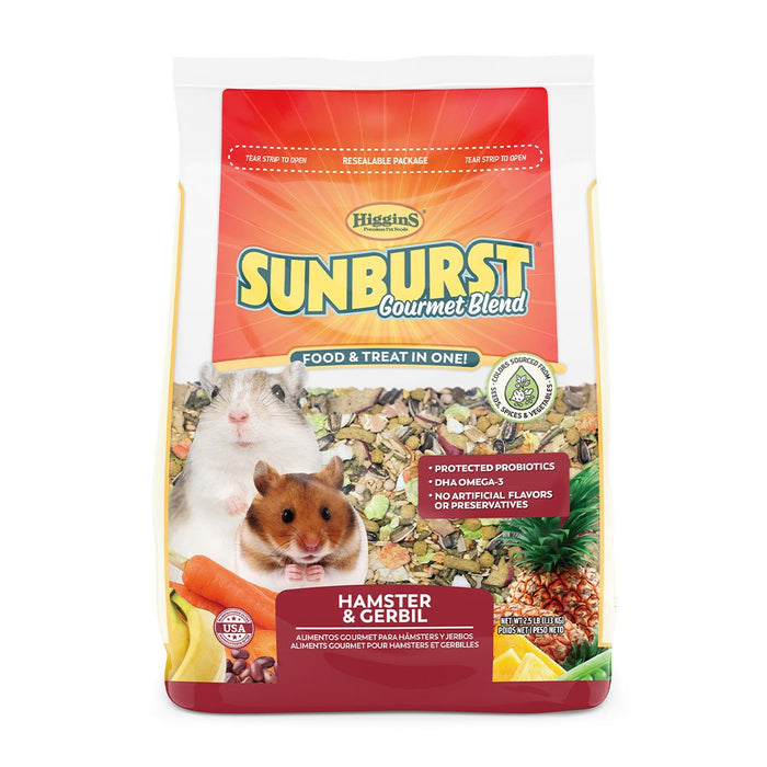 Photo of Higgins Premium Pet Foods-Higgins Sunburst Gourmet Blend Hamster & Gerbil Food-3 lb-from Pet Wish Pros