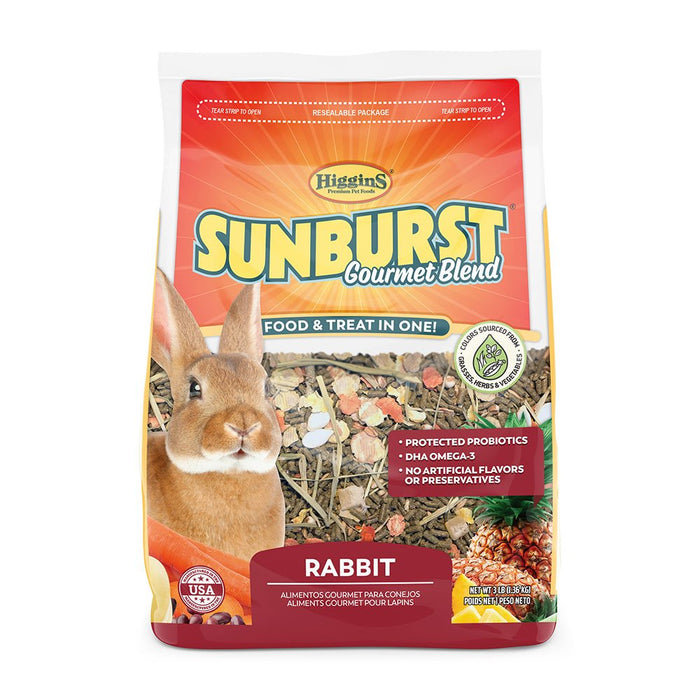 Photo of Higgins Premium Pet Foods-Higgins Sunburst Gourmet Blend Rabbit Food-3 lb-from Pet Wish Pros