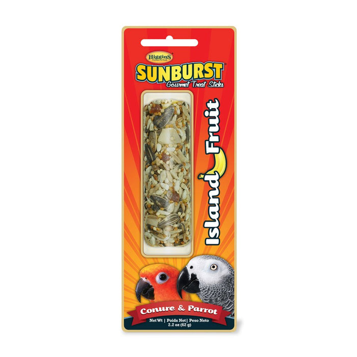 Photo of Higgins Premium Pet Foods-Higgins Sunburst Island Fruit Gourmet Treat Sticks for Conures & Parrots-2.2 oz-from Pet Wish Pros