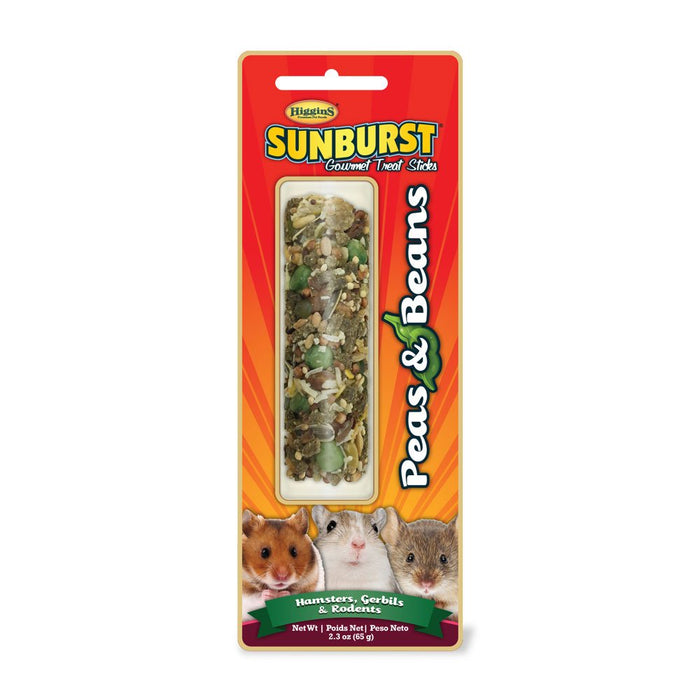 Photo of Higgins Premium Pet Foods-Higgins Sunburst Peas & Beans Gourmet Treat Sticks for Hamsters Gerbils Mice & Other Rodents-2.3 oz-from Pet Wish Pros