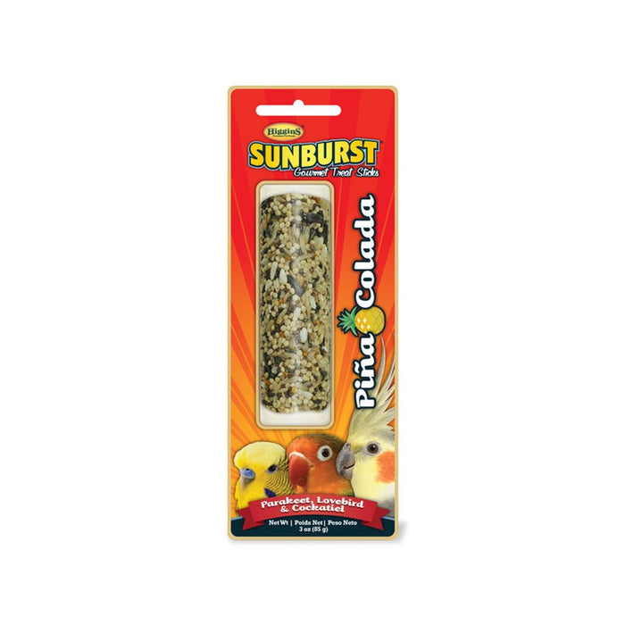 Photo of Higgins Premium Pet Foods-Higgins Sunburst Pina Colada Gourmet Treat Sticks for Parakeets Lovebirds & Cockatiels-3 oz-from Pet Wish Pros