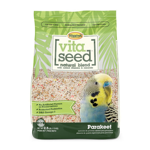 Photo of Higgins Premium Pet Foods-Higgins Vita Seed Natural Seed Blend Parakeets Food-2.5 lb-from Pet Wish Pros