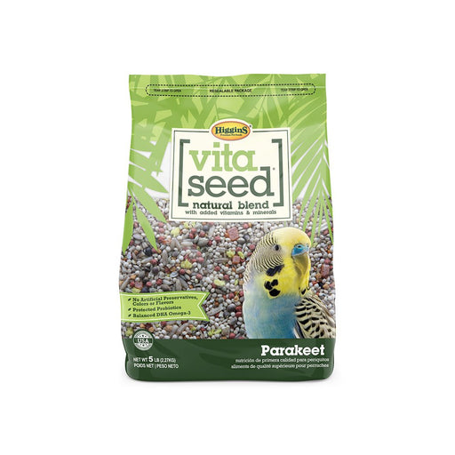 Photo of Higgins Premium Pet Foods-Higgins Vita Seed Natural Seed Blend Parakeets Food-5 lb-from Pet Wish Pros