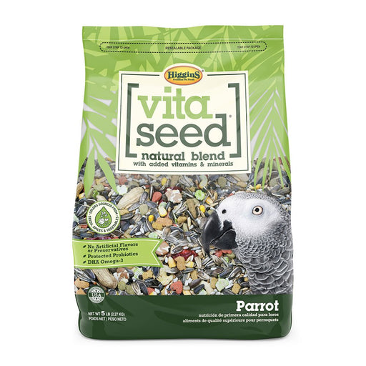 Photo of Higgins Premium Pet Foods-Higgins Vita Seed Natural Seed Blend Parrots Food-5 lb-from Pet Wish Pros