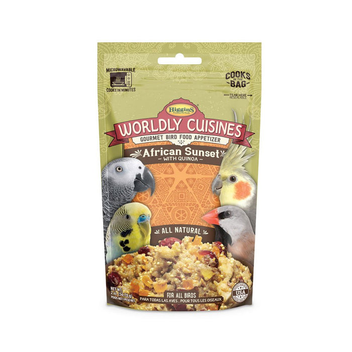 Photo of Higgins Premium Pet Foods-Higgins Worldly Cuisines Gourmet Bird Food-African Sunset with Quinoa-2 oz-from Pet Wish Pros