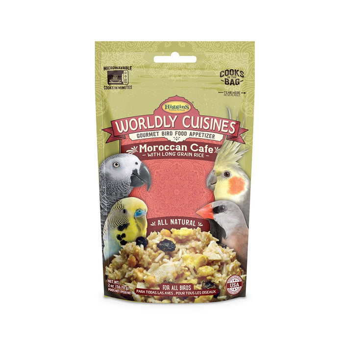 Photo of Higgins Premium Pet Foods-Higgins Worldly Cuisines Gourmet Bird Food-Moroccan Café with Long Grain Rice-2 oz-from Pet Wish Pros