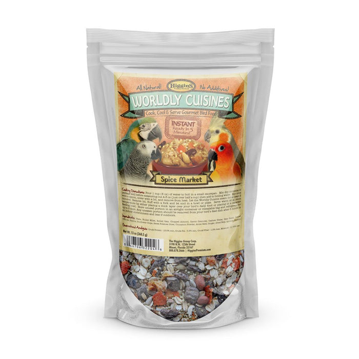 Photo of Higgins Premium Pet Foods-Higgins Worldly Cuisines Gourmet Bird Food-Spice Market with Couscous-13 oz-from Pet Wish Pros