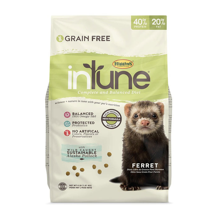 Photo of Higgins Premium Pet Foods-Higgins inTune Complete & Balanced Diet Food for Ferret-4 lb-from Pet Wish Pros