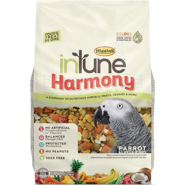 Photo of Higgins Premium Pet Foods-Higgins inTune Harmony Parrot & Other Large Companion Bird Food-3 lb-from Pet Wish Pros