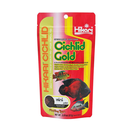 Photo of Hikari-Hikari Cichlid Gold Pellet for Fish-2 oz-Mini Pellet-from Pet Wish Pros