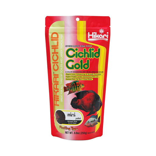 Photo of Hikari-Hikari Cichlid Gold Pellet for Fish-8.8 oz-Mini Pellet-from Pet Wish Pros