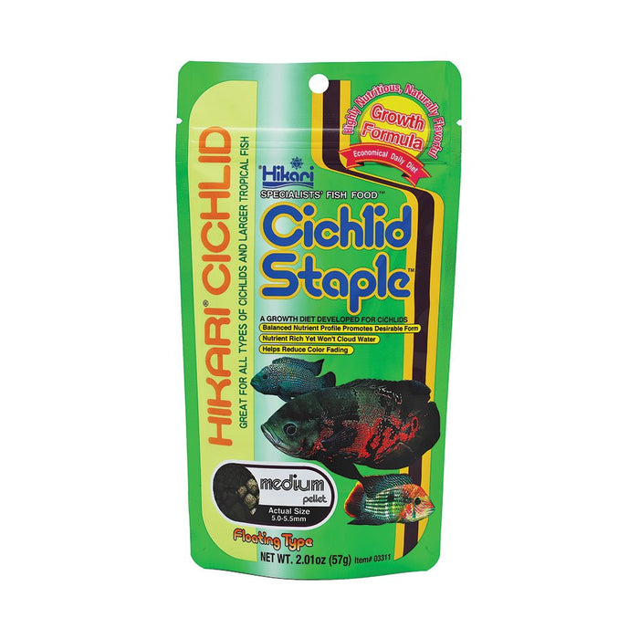Photo of Hikari-Hikari Cichlid Staple Pellet for Fish-2 oz-Medium Pellet-from Pet Wish Pros