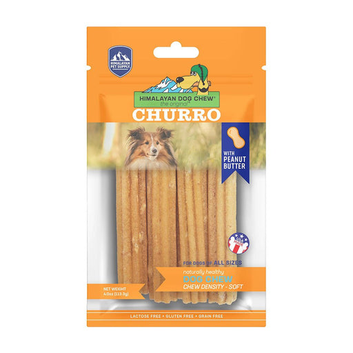 Photo of Himalayan Pet Supplies-Himalayan Dog Chew Churro Dog Chew-Peanut Butter-4 count-from Pet Wish Pros