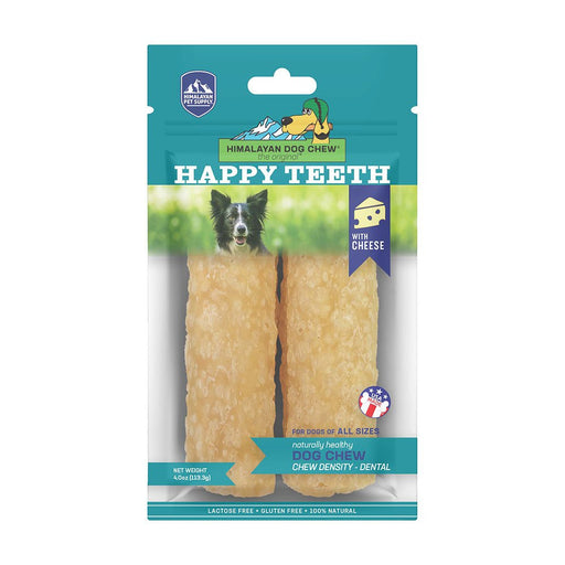 Photo of Himalayan Pet Supplies-Himalayan Dog Chew Happy Teeth Dog Chew-Cheese-2 count-from Pet Wish Pros