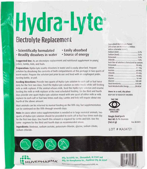 Photo of Huvepharma-Hydra Lyte Electrolyte Replacement Powder-5.76 oz-from Pet Wish Pros