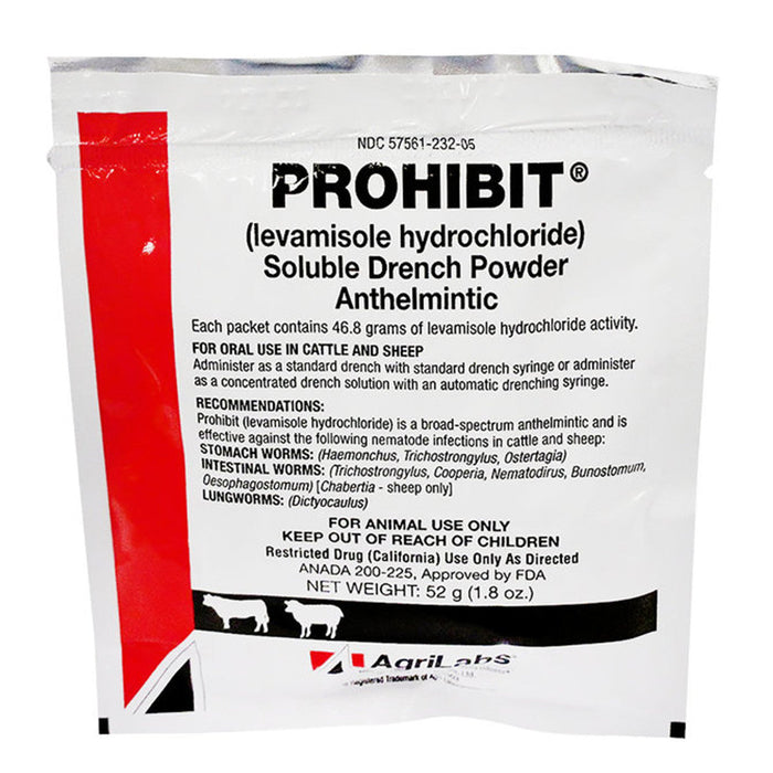 Photo of Huvepharma-Prohibit Soluble Drench Powder-52 gram-from Pet Wish Pros