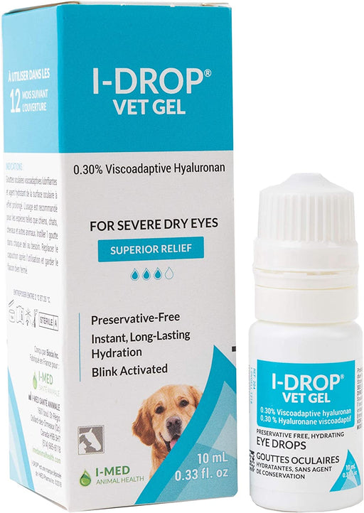 Photo of I-Med Pharmaceuticals-I-Drop Vet Gel for Severe Dry Eye-10 mL-from Pet Wish Pros