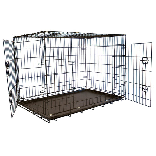 Photo of Iconic Pet-Foldable Double Door Pet Dog Cat Training Crate with Divider-from Pet Wish Pros