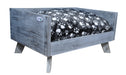 Photo of Iconic Pet-Sassy Paws Raised Wooden Pet Bed with Removable Cushion-from Pet Wish Pros