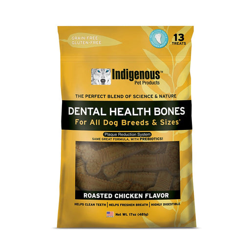 Photo of Indigenous Pet Products-Indigenous Grain-Free Dental Health Bones for Dogs-Chicken-13 count-from Pet Wish Pros