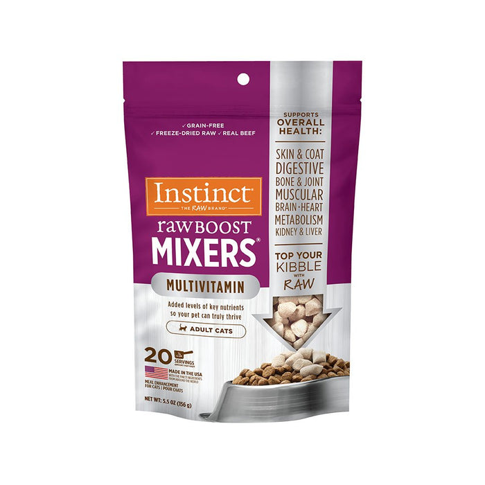 Photo of Instinct-Instinct Raw Boost Mixers Grain-Free Multivitamin Freeze-Dried Cat Food-Beef-5.5 oz-from Pet Wish Pros