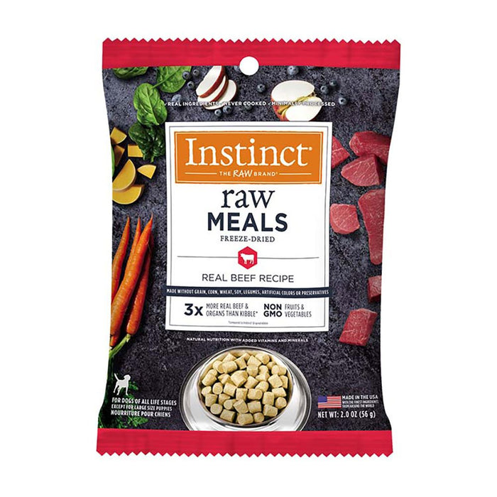 Photo of Instinct-Instinct Raw Meals Freeze-Dried Dog Food-Real Beef-2 oz-from Pet Wish Pros