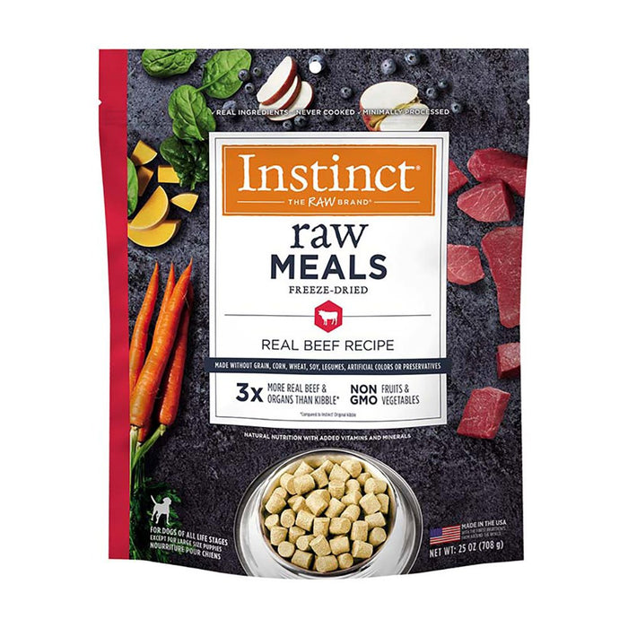 Photo of Instinct-Instinct Raw Meals Freeze-Dried Dog Food-Real Beef-25 oz-from Pet Wish Pros