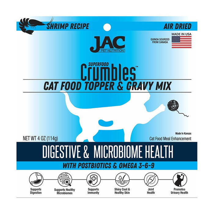 Photo of JAC Pet Nutrition-Air Dried Superfood Crumbles Cat Food Topper-from Pet Wish Pros