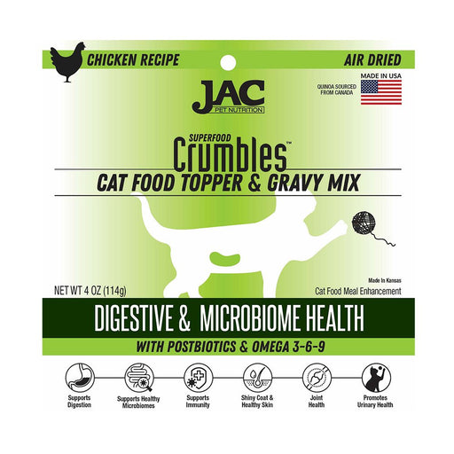 Photo of JAC Pet Nutrition-Air Dried Superfood Crumbles Cat Food Topper-from Pet Wish Pros