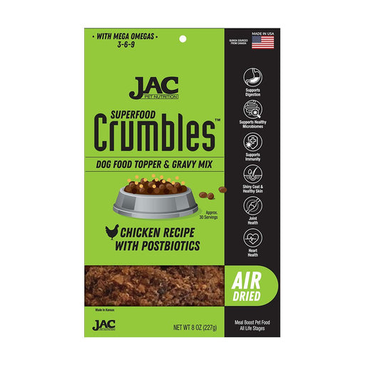 Photo of JAC Pet Nutrition-Air Dried Superfood Crumbles Dog Food Topper-from Pet Wish Pros