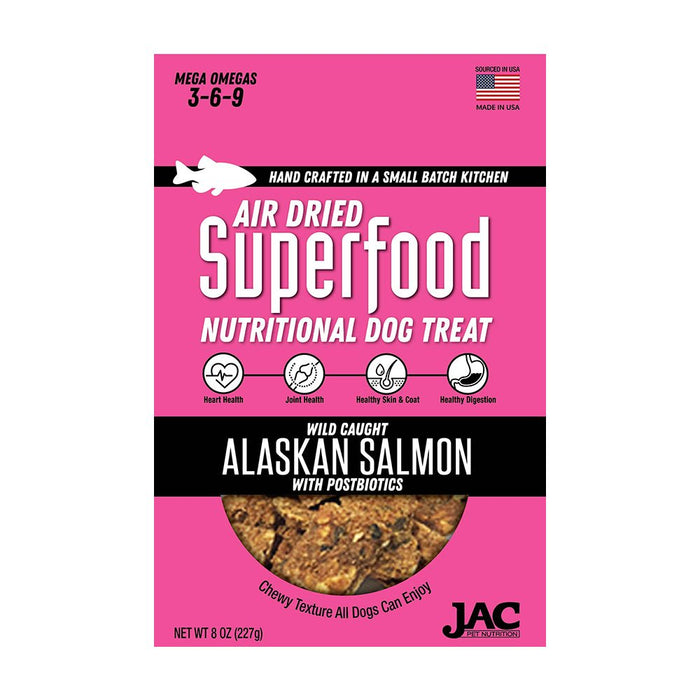 Photo of JAC Pet Nutrition-Air Dried Superfood Nutritional Dog Treat-Alaskan Salmon-8 oz-from Pet Wish Pros