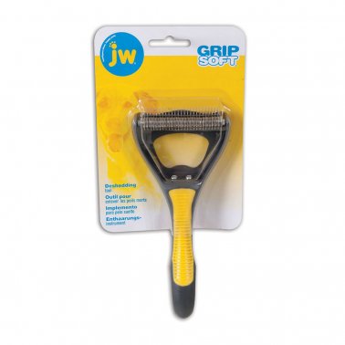 Photo of JW Pet Company-JW Gripsoft Dog Deshedding Tool-Pack of 1-from Pet Wish Pros