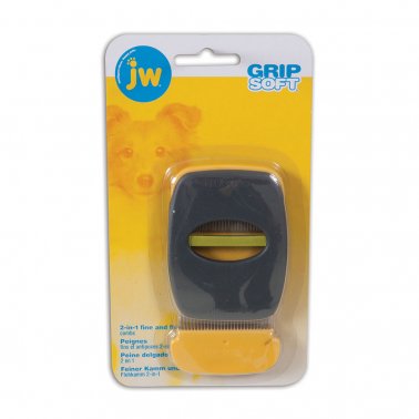 Photo of JW Pet Company-JW Gripsoft Flea & Fine Comb for Dog-Pack of 1-from Pet Wish Pros