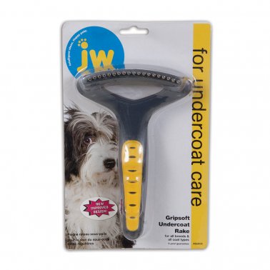 Photo of JW Pet Company-JW Gripsoft Regular Teeth Undercoat Rake for Dog-Pack of 1-from Pet Wish Pros