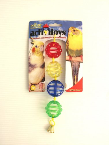 Photo of JW Pet Company-JW Multicolor Lattice Chain Toy-from Pet Wish Pros